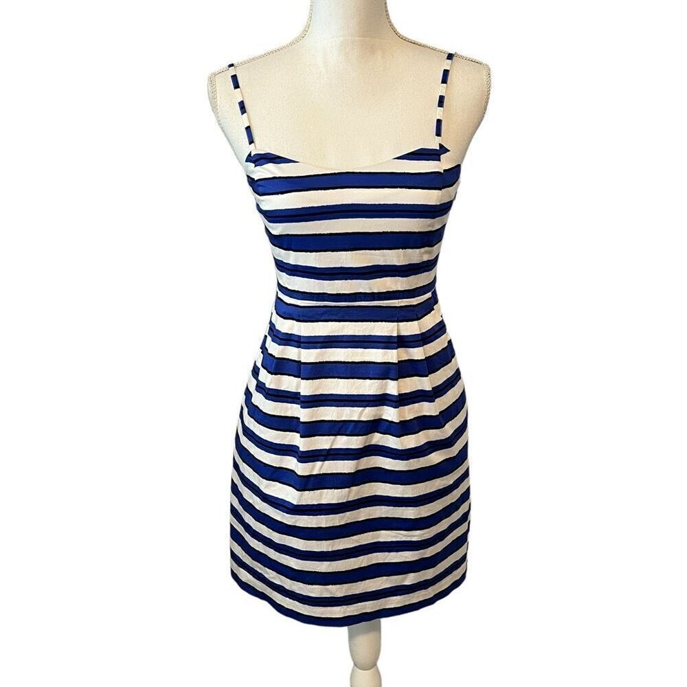 Gap Blue and White Striped Sleeveless Dress, Sundress Size 0